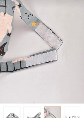 Gri Desenli Çocuk Koruyucu Kask - Görsel 4