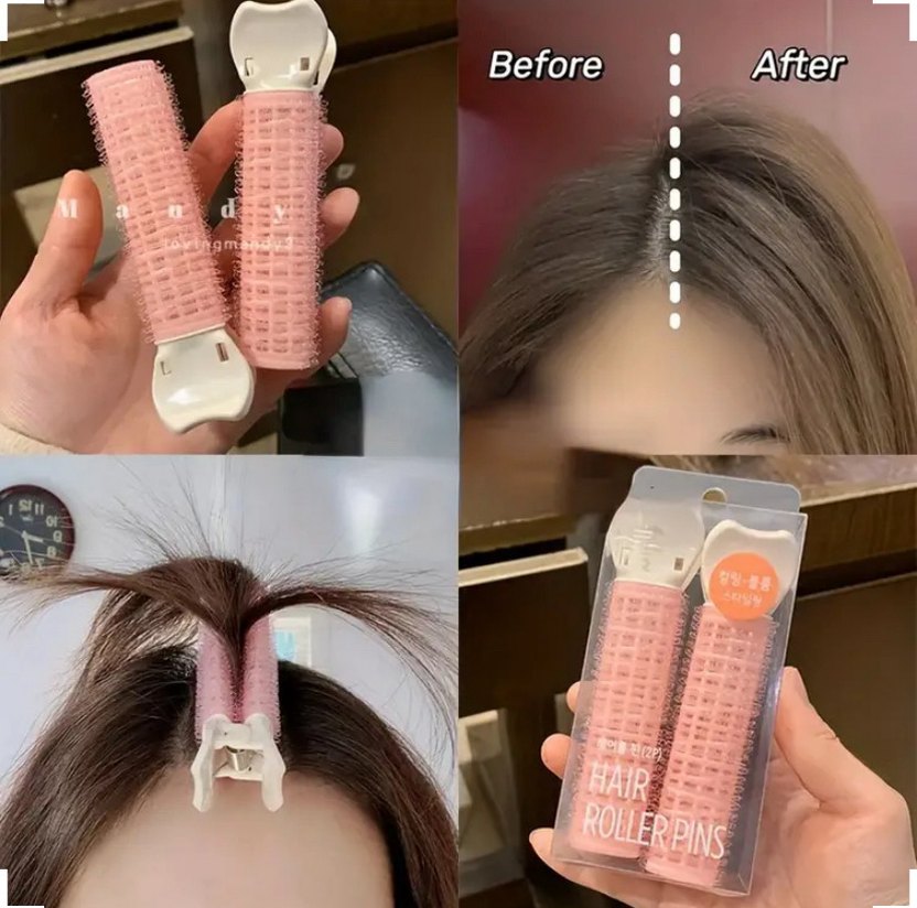 Mor Pastel Kadın Saç Tokası Velcro HACİM VEREN - Görsel 2