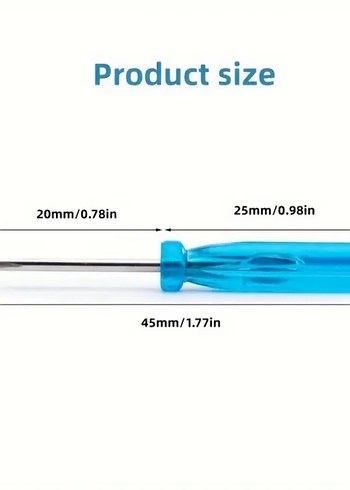 Mavi Mini Tornavida Seti Telefon ve saat - Görsel 2