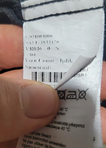 Siyah Erkek Uzun Kollu Gömlek Pierre Cardin orjinal - Görsel 6