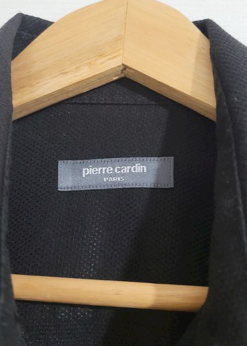 Siyah Erkek Uzun Kollu Gömlek Pierre Cardin orjinal - Görsel 2
