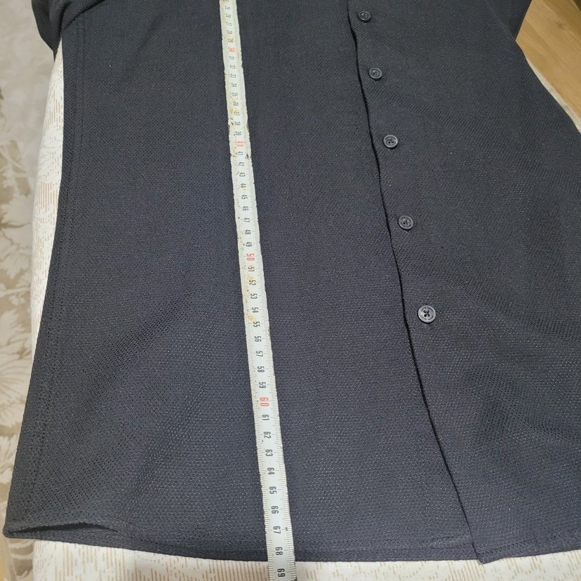 Siyah Erkek Uzun Kollu Gömlek Pierre Cardin orjinal - Görsel 4