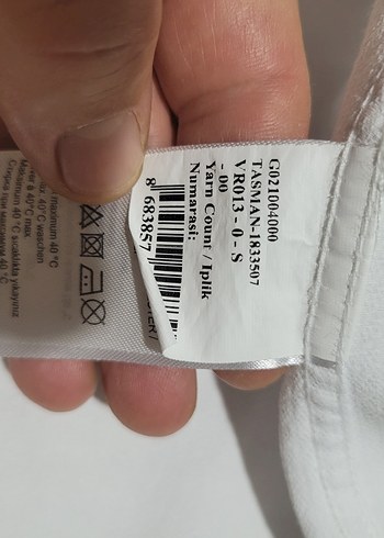 Erkek Beyaz Pamuklu Uzun Kollu Gömlek Pierre cardin - Görsel 6