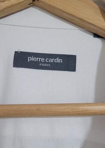 Erkek Beyaz Pamuklu Uzun Kollu Gömlek Pierre cardin - Görsel 2