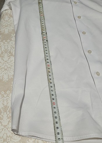 Beyaz Keten Regular Fit Uzun Kollu Erkek Gömlek - Görsel 4