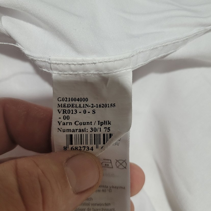 Beyaz Keten Regular Fit Uzun Kollu Erkek Gömlek - Görsel 5