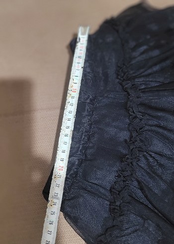 Kız Çocuk Siyah Fırfırlı Gotik Etek - Görsel 7