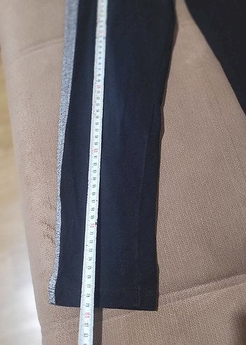 Kız Çocuk Gri Elastik Bel Street Wear Tayt - Görsel 2