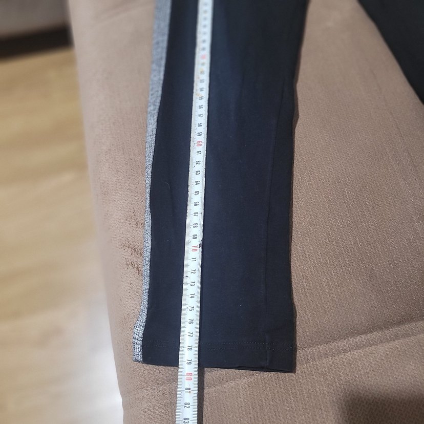 Kız Çocuk Gri Elastik Bel Street Wear Tayt - Görsel 3