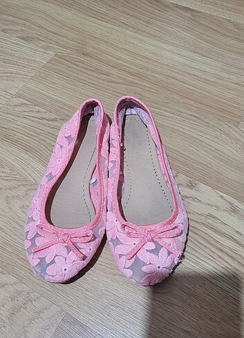 32 Beden Transparan pembe babet.