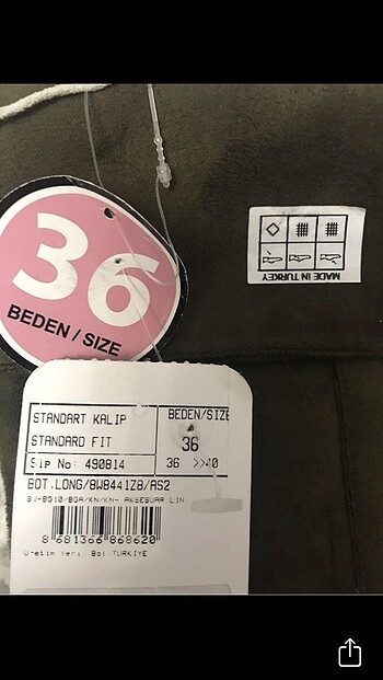 36 Beden haki Renk 36 numara yumuşak haki renk çizme aynı modelin aynı numaranın s