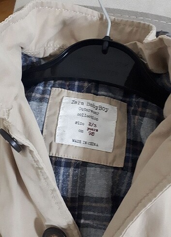 24-36 Ay Beden Zara mevsimlik mont