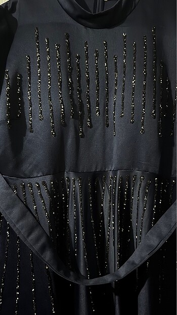 54 Beden Lacivert abiye - Görsel 5