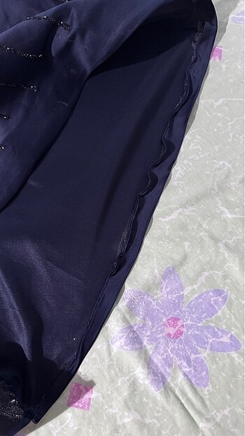 54 Beden Lacivert abiye - Görsel 8