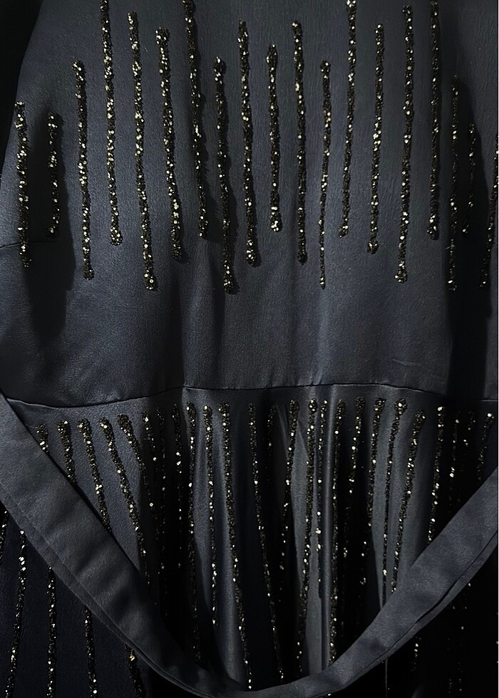 54 Beden Lacivert abiye - Görsel 5