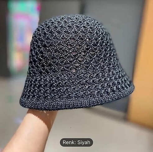 Hasır bucket şapka