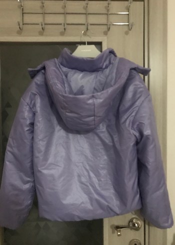 Lila astarlı Kadın Mont - Görsel 2