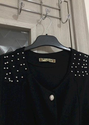 Lacivelt Uzun kuşaklı Yelek - Görsel 3