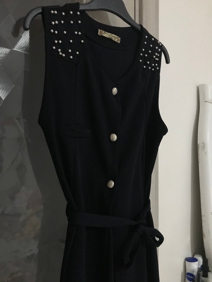 Lacivelt Uzun kuşaklı Yelek - Görsel 4