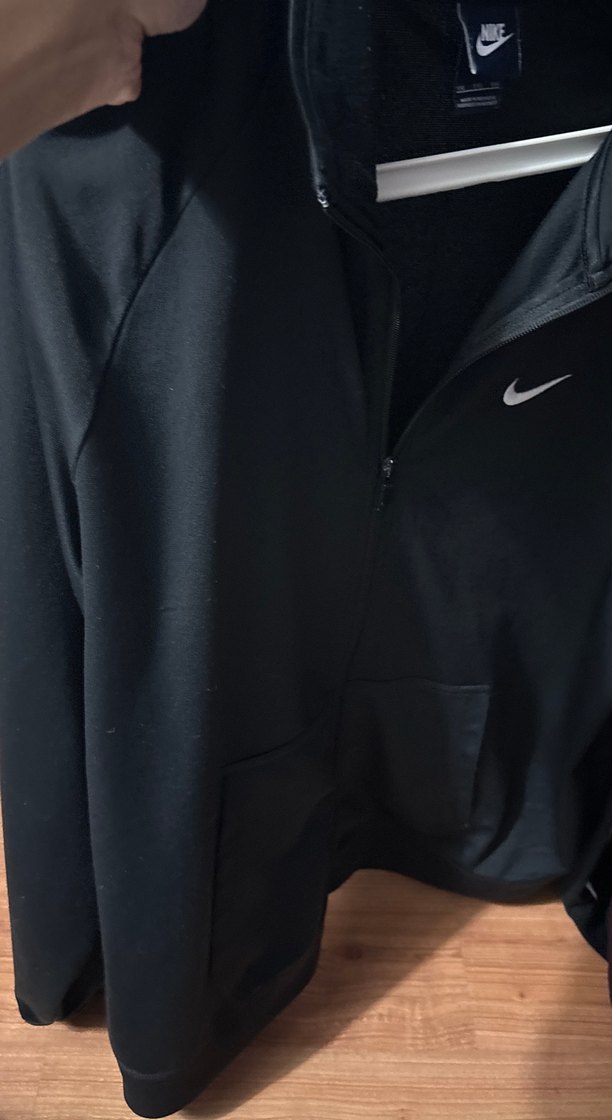 Nike Siyah Fermuarlı Erkek Spor Ceket - Görsel 3