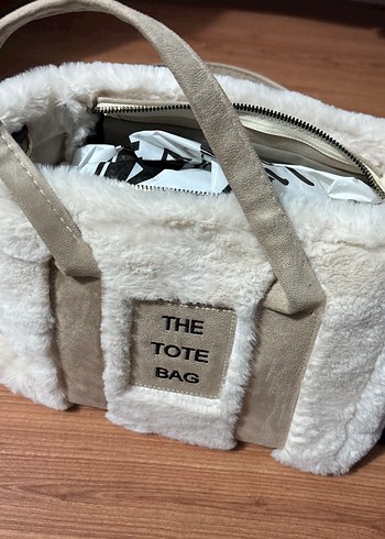 The Tote Bag Peluş çanta - Görsel 3