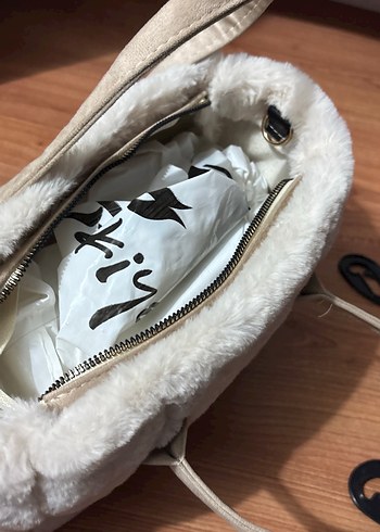 The Tote Bag Peluş çanta - Görsel 5