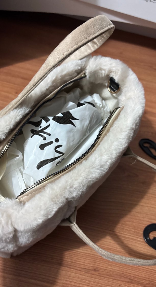 The Tote Bag Peluş çanta - Görsel 5