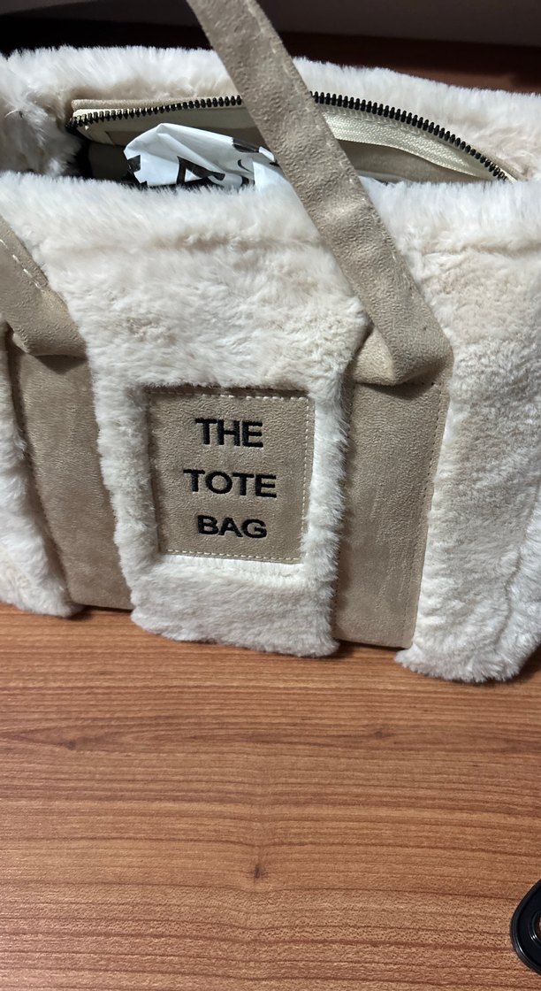 The Tote Bag Peluş çanta - Görsel 2