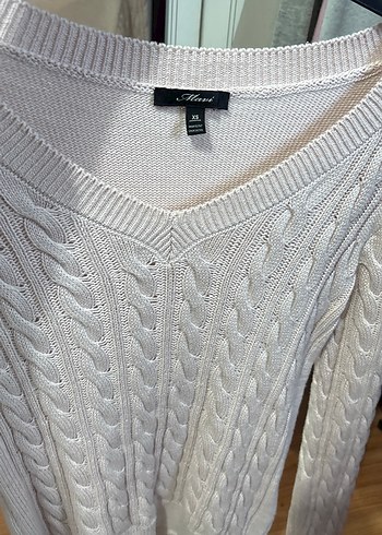 Mavi Kadın Örgü Kazak - Görsel 6