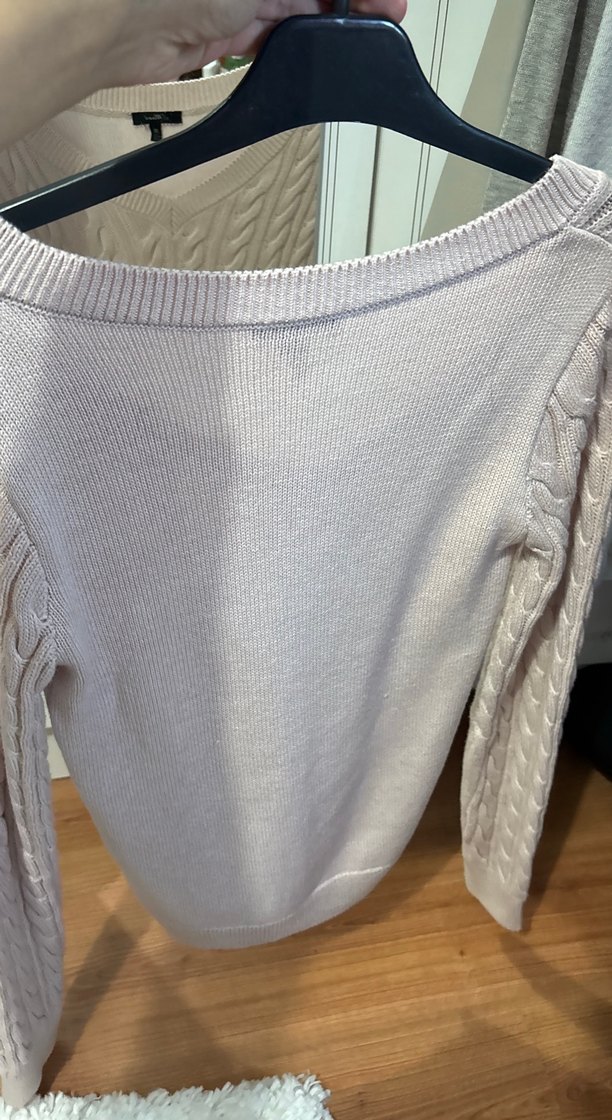 Mavi Kadın Örgü Kazak - Görsel 2