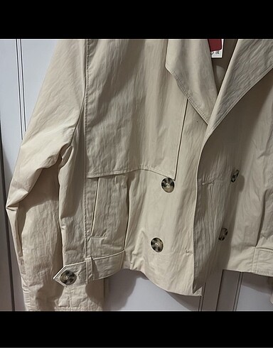 xs Beden Zara Kadın Kısa Treçkot
