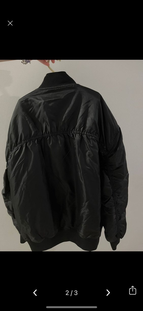 BERSHKA büzgülü bomber ceket - Görsel 2