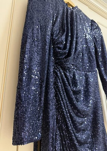 Tesettür payetli abiye - Görsel 6