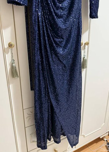 Tesettür payetli abiye - Görsel 5