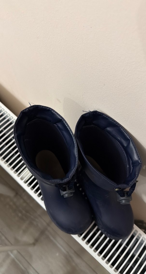 Koyu Mavi Erkek Çocuk Lastik Çizme - Görsel 4