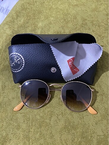 Rayban kahverengi metal güneş gözlüğü
