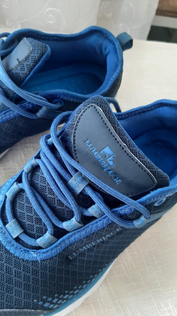 Lacivert Bağcıklı Erkek Spor Ayakkabı - Görsel 2