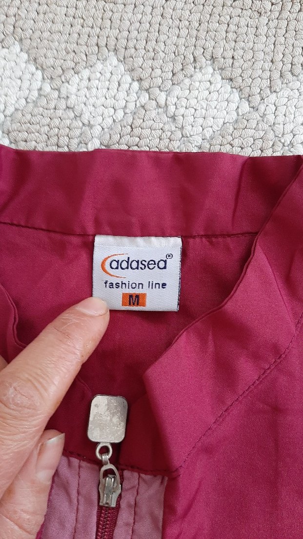 Bordo Fermuarlı Uzun Kadın haşemo - Görsel 2