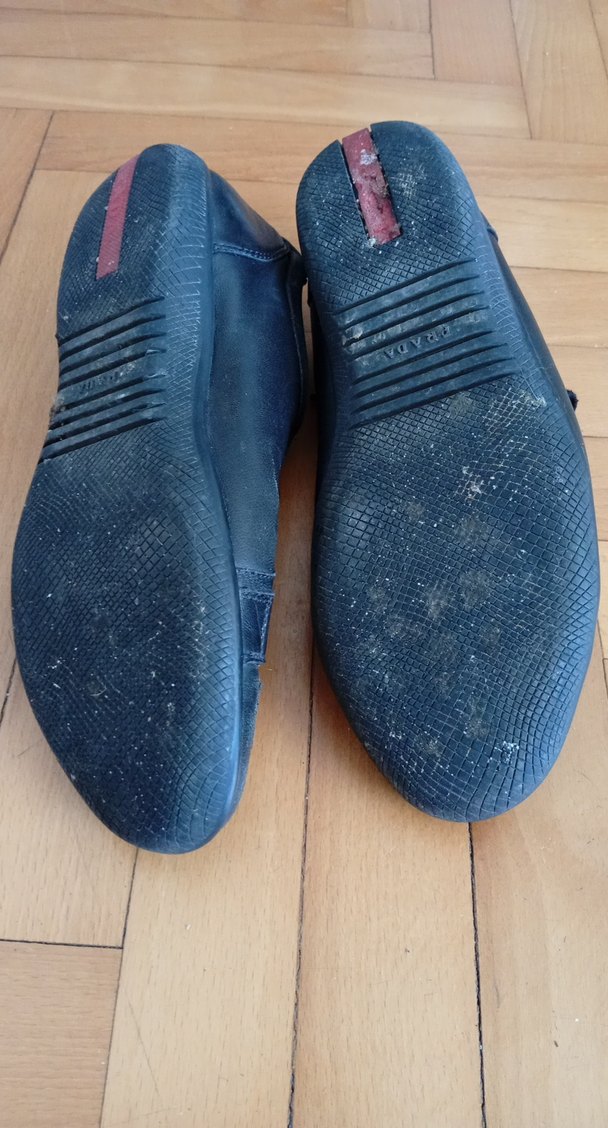 Prada Erkek Siyah Ayakkabı Bağcıkları - Görsel 2