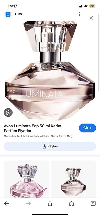 AVON LUMİNATA KADIN PARFÜM