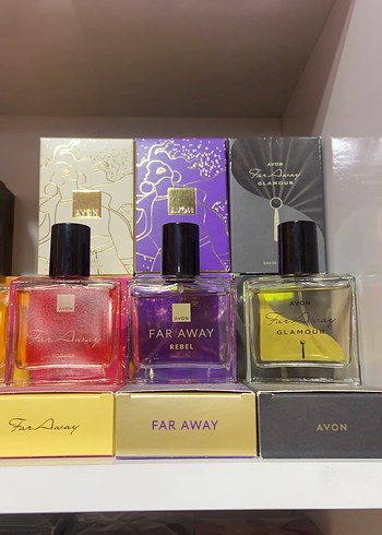 Avon Kadın Parfüm Seti: Far Away, Rebel, Glamour