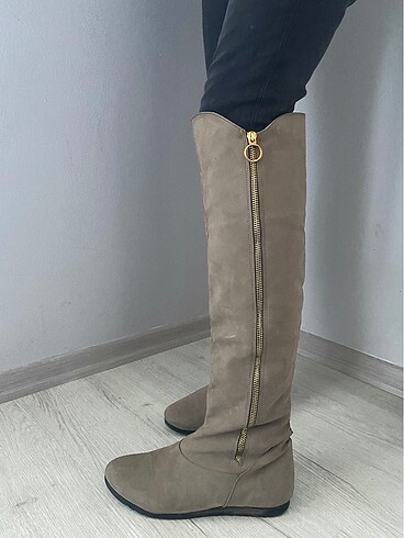 37 Beden camel Renk Süet çizme