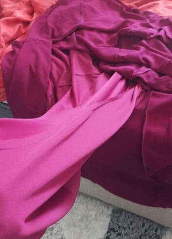 Mürdüm rengi abiye elbise - Görsel 7