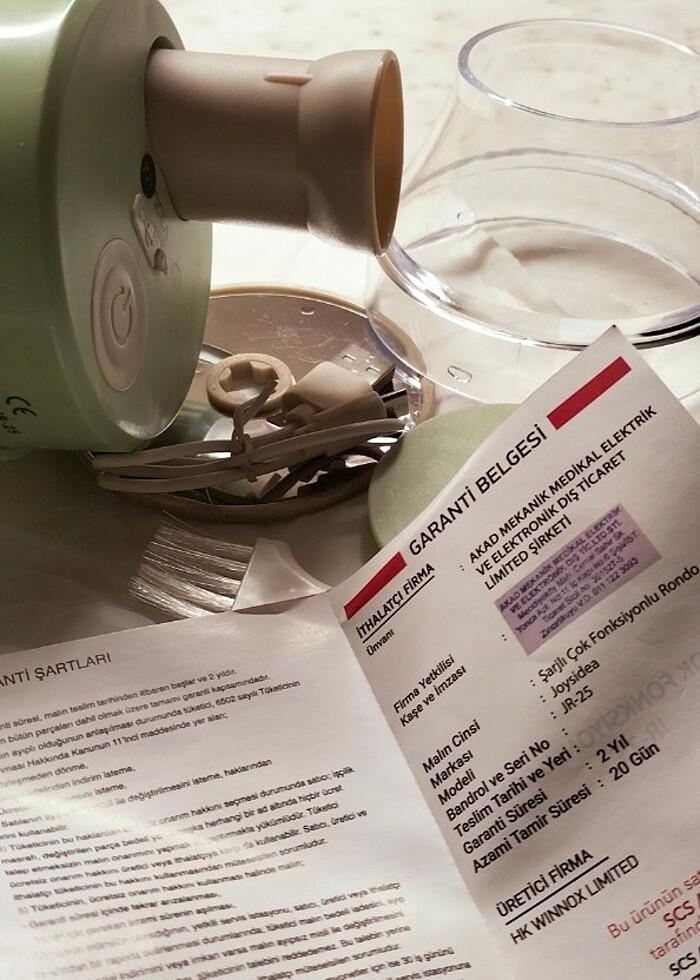 Garantili sıfır çok amaçlı şarjlı mutfak rondosu - Görsel 3