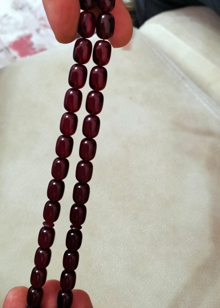 Ateş Kehribar tespih - Görsel 2