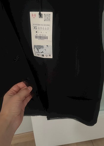 xs Beden Zara Siyah V Yakalı Kadın Yelek
