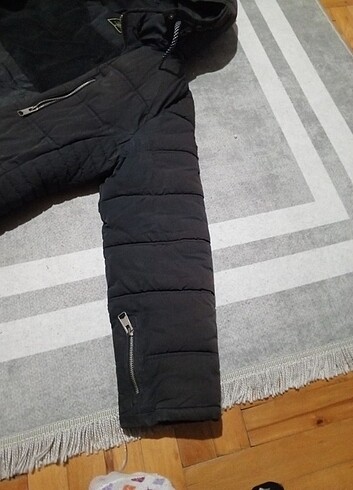 m Beden gri Renk Koton erkek mont kaban