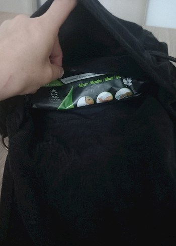 Koyu Siyah Nakışlı Kot Kadın Çanta - Görsel 5