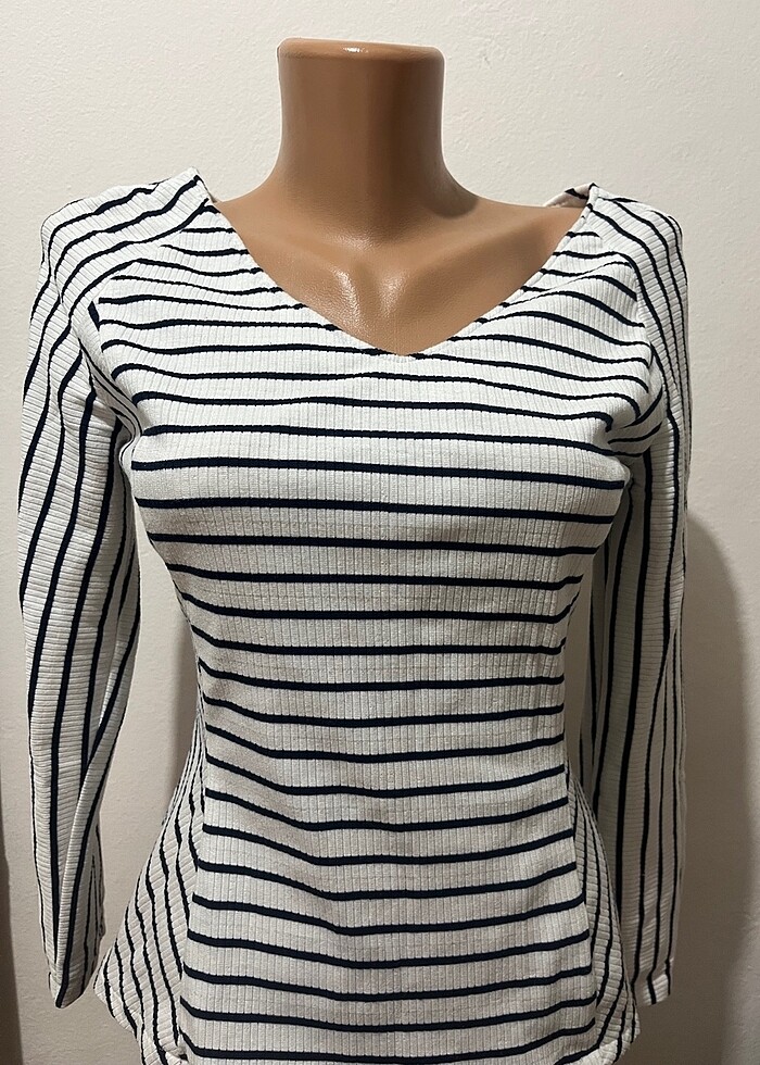 Çizgili Kazak - Görsel 3