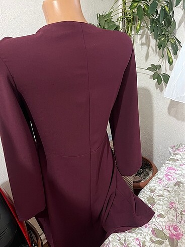 Bordo Elbise - Görsel 7